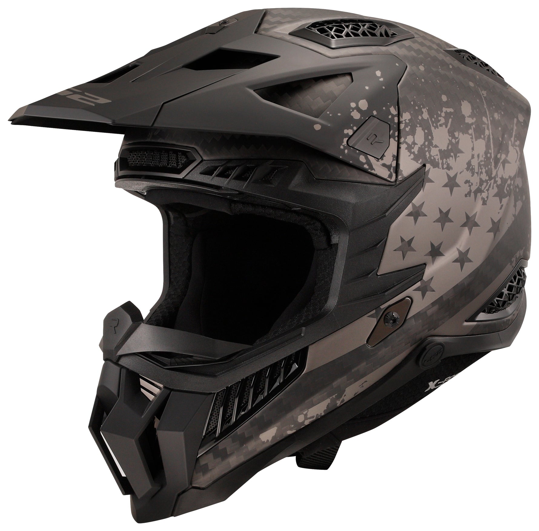 Casco LS2 X-Force Flag Carbono Motocross Off-Road Avanzada Protección Impacto Rotacional