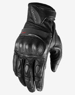 Guantes EVS Sports NYC Street Cuero Alta Resistencia Impacto Carbono Pantalla Táctil