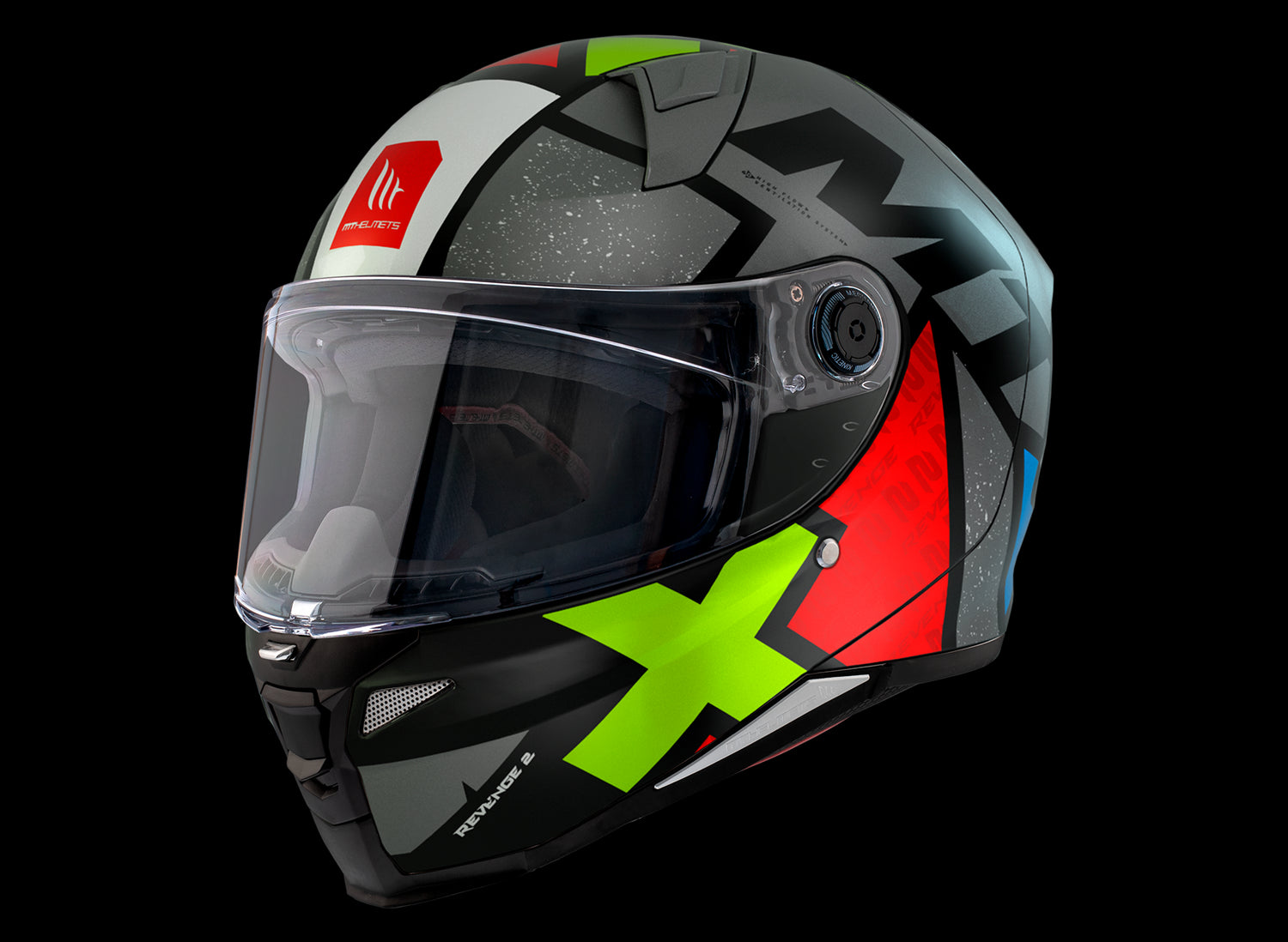 CASCO INTEGRAL MT REVENGE 2 C2 GRIS CLARO