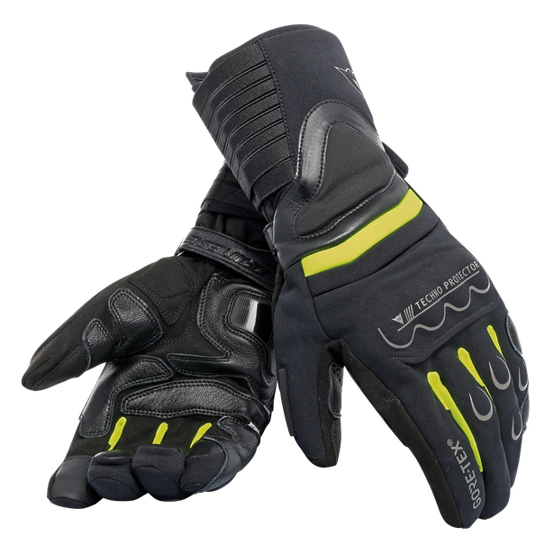 GUANTES DAINESE SCOUT 2 GORE-TEX NEGRO/AMARILLO FLUORESCENTE