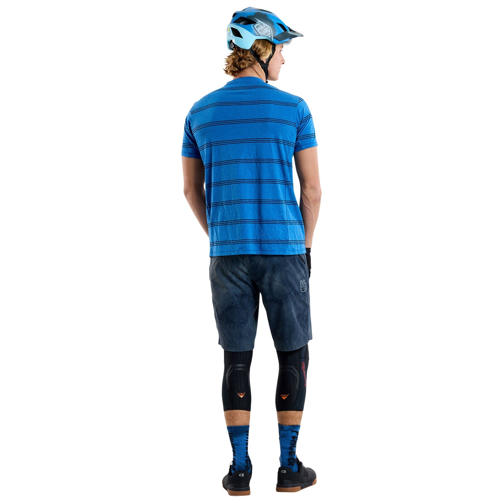 Camiseta Ciclismo Troy Lee Designs Skyline Ride Manga Corta Cobalto Lavado