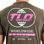 Camiseta Ciclismo Manga Corta Skyline Ride Tee Troy Lee Designs Alcaparra Rendimiento Superior