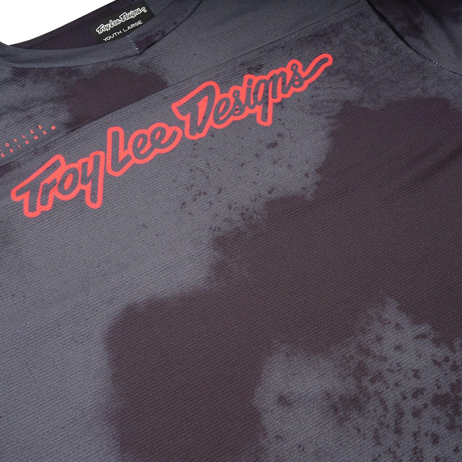 Maillot Troy Lee Designs Skyline Juvenil Manga Corta Carbono Flared Transpirable MTB