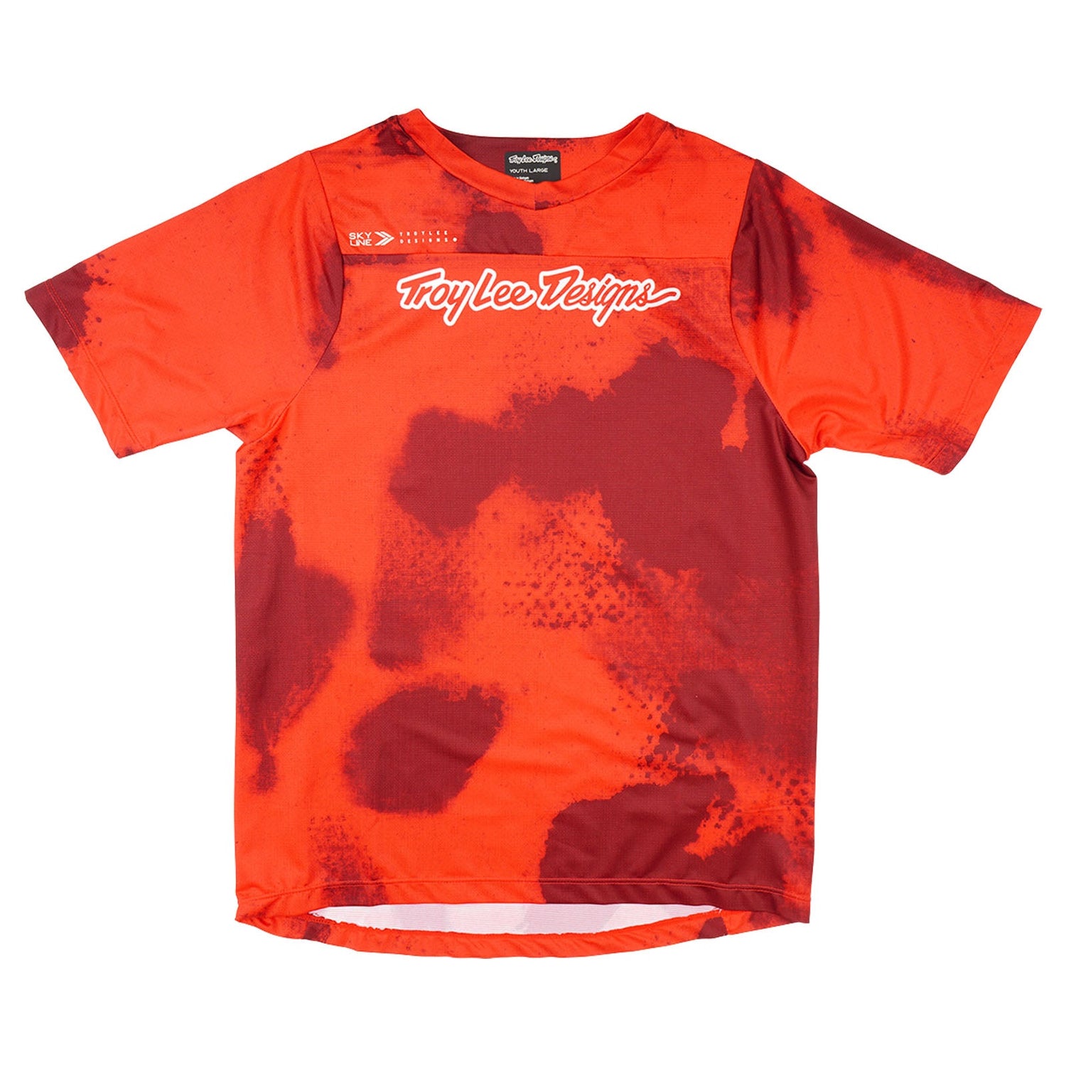 JERSEY SKYLINE JUVENTUD TROY LEE DESIGNS FIERY RED CORTO