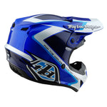 Casco Troy Lee Designs GP Shutter Azul: Protección MX Ligera y Segura
