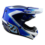 Casco Troy Lee Designs GP Shutter Azul: Protección MX Ligera y Segura