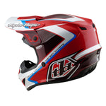Casco Troy Lee Designs GP Juvenil Shutter Rojo Ligero Motocross