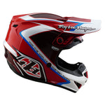 Casco Troy Lee Designs GP Juvenil Shutter Rojo Ligero Motocross