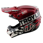 Casco Troy Lee Designs GP Pro Fifty-50 MIPS: Protección Superior Motocross Blanco/Rojo