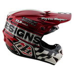 Casco Juvenil Troy Lee Designs GP Pro Fifty-50 Blanco/Rojo Mips Ligero Protección Avanzada