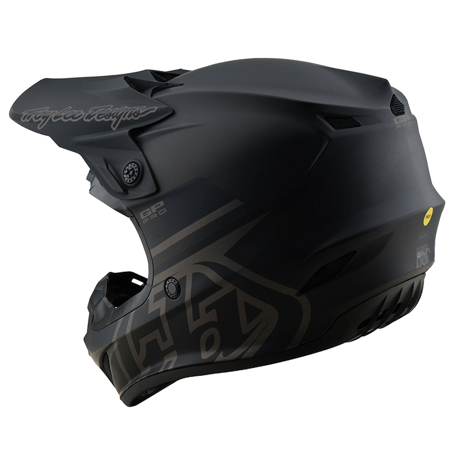 Casco Troy Lee Designs GP Pro Mips Joven Negro: Protección Ligera, Ventilada, Superior
