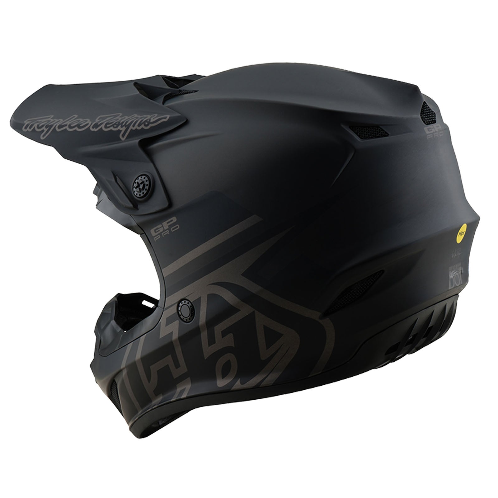 Casco Troy Lee Designs GP Pro Mips Joven Negro: Protección Ligera, Ventilada, Superior