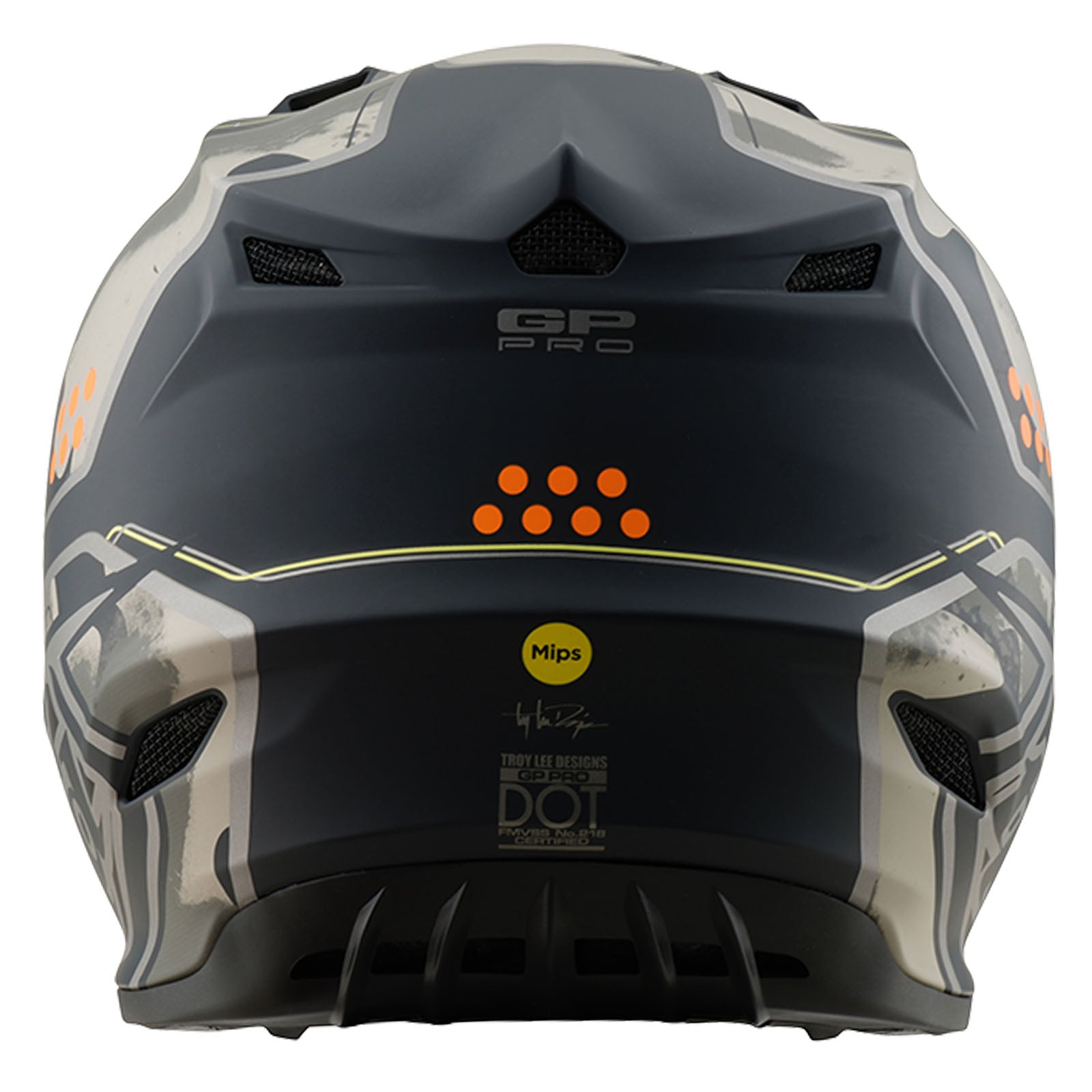 Casco Troy Lee Designs GP Pro Trooper Negro Caper MIPS: Protección Superior para Motocross