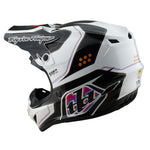 Casco Troy Lee Designs GP Pro Juvenil Mips Trooper Blanco Protección Avanzada