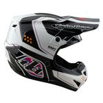 Casco Troy Lee Designs GP Pro Juvenil Mips Trooper Blanco Protección Avanzada