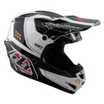 Casco Troy Lee Designs GP Pro Juvenil Mips Trooper Blanco Protección Avanzada