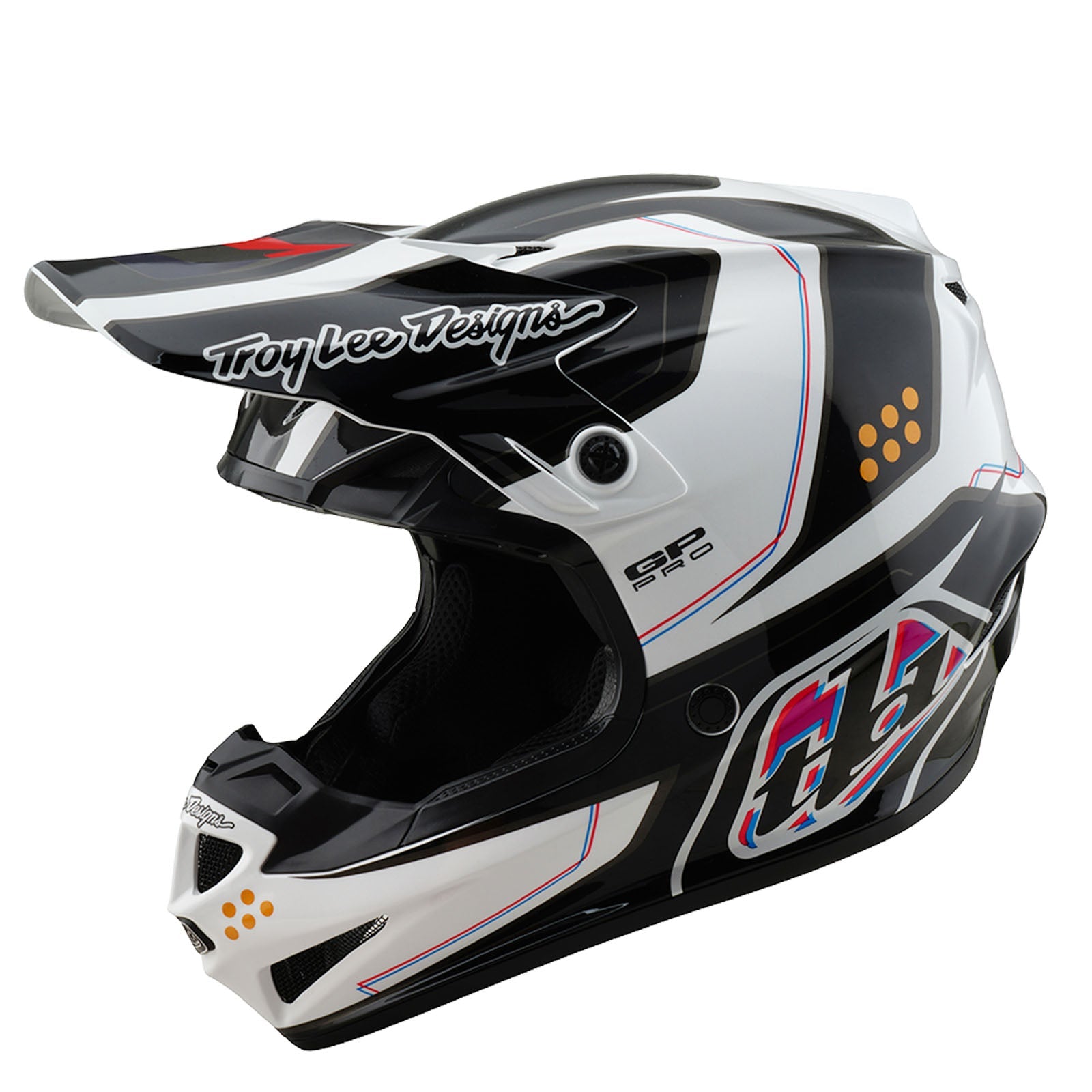 Casco Troy Lee Designs GP Pro Trooper Blanco MIPS | Protección Off-Road Superior