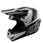Casco Troy Lee Designs GP Pro Juvenil Mips Trooper Blanco Protección Avanzada