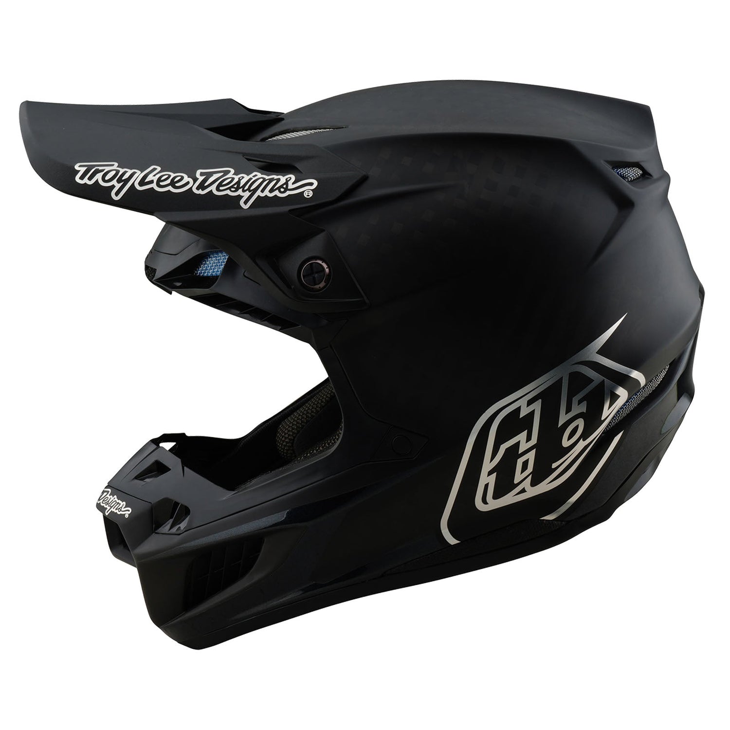 Casco de Carbono SE5 Troy Lee Designs con MIPS Negro para Moto