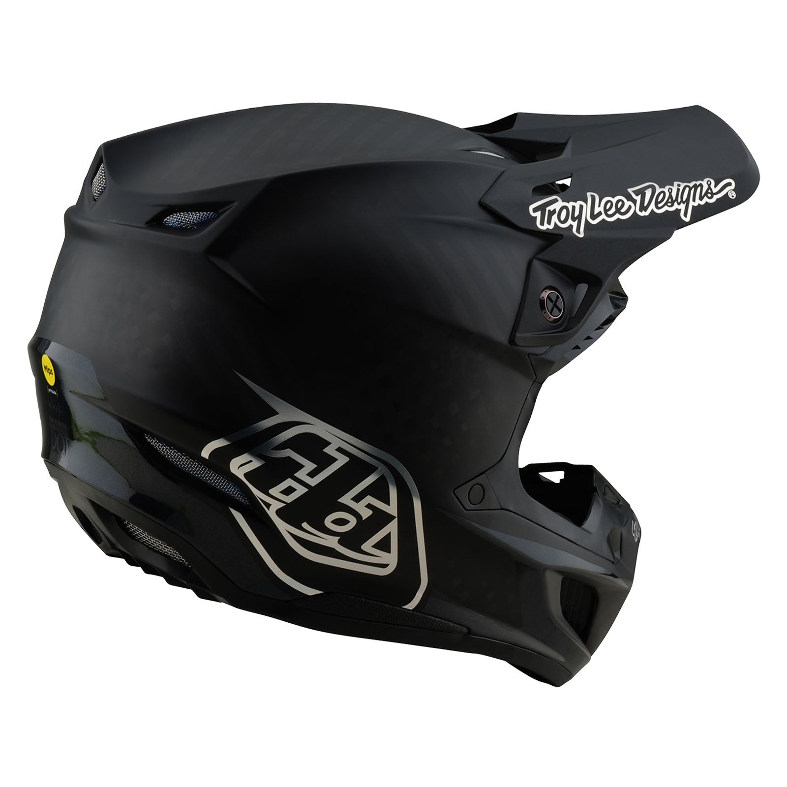 Casco de Carbono SE5 Troy Lee Designs con MIPS Negro para Moto