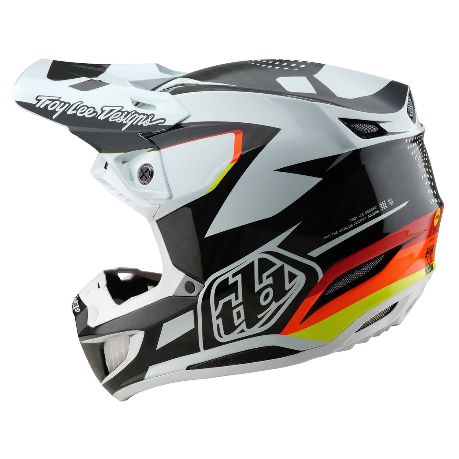 Casco Integral Troy Lee Designs SE5 Carbono MIPS Negro Óptico Motocross Enduro