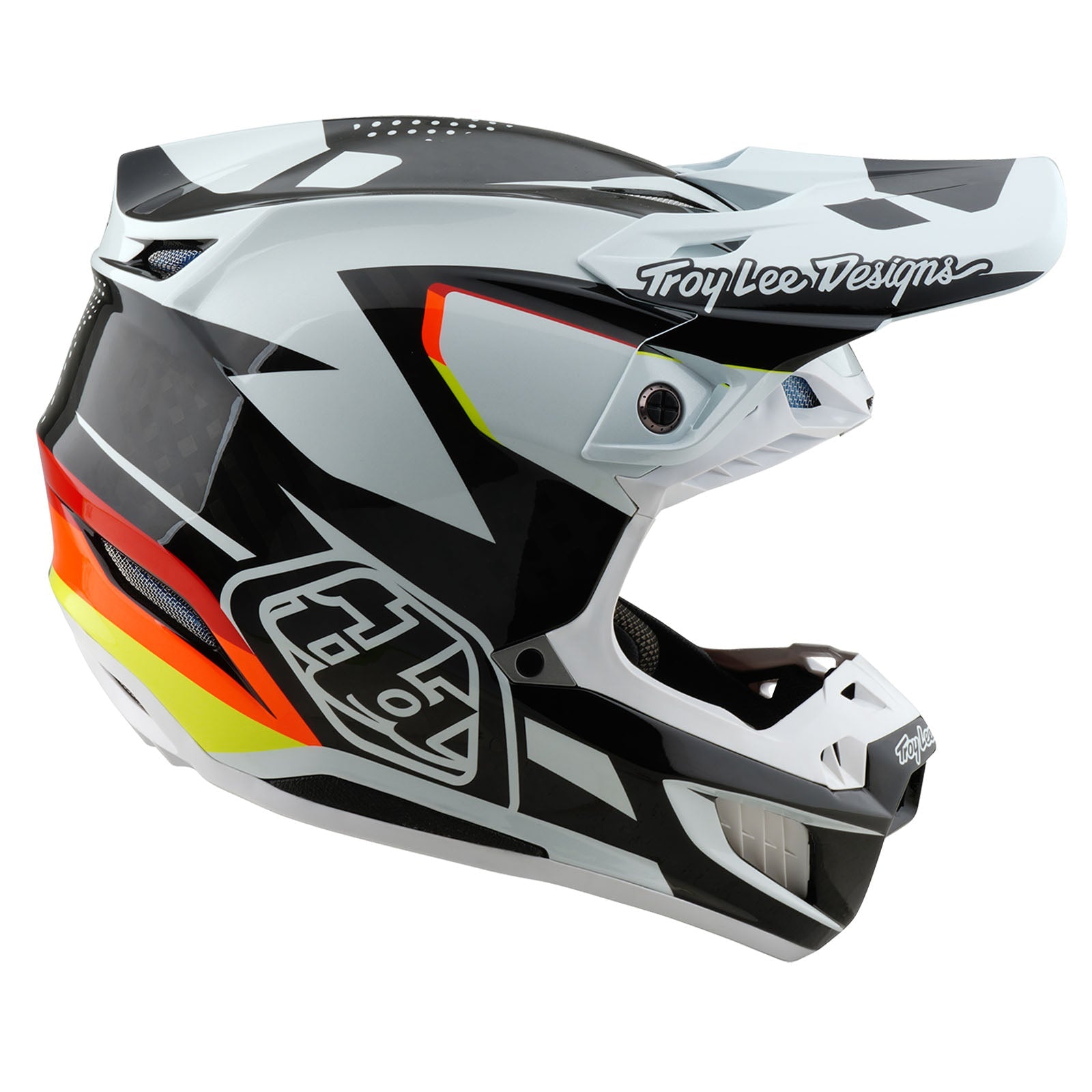 Casco Integral Troy Lee Designs SE5 Carbono MIPS Negro Óptico Motocross Enduro