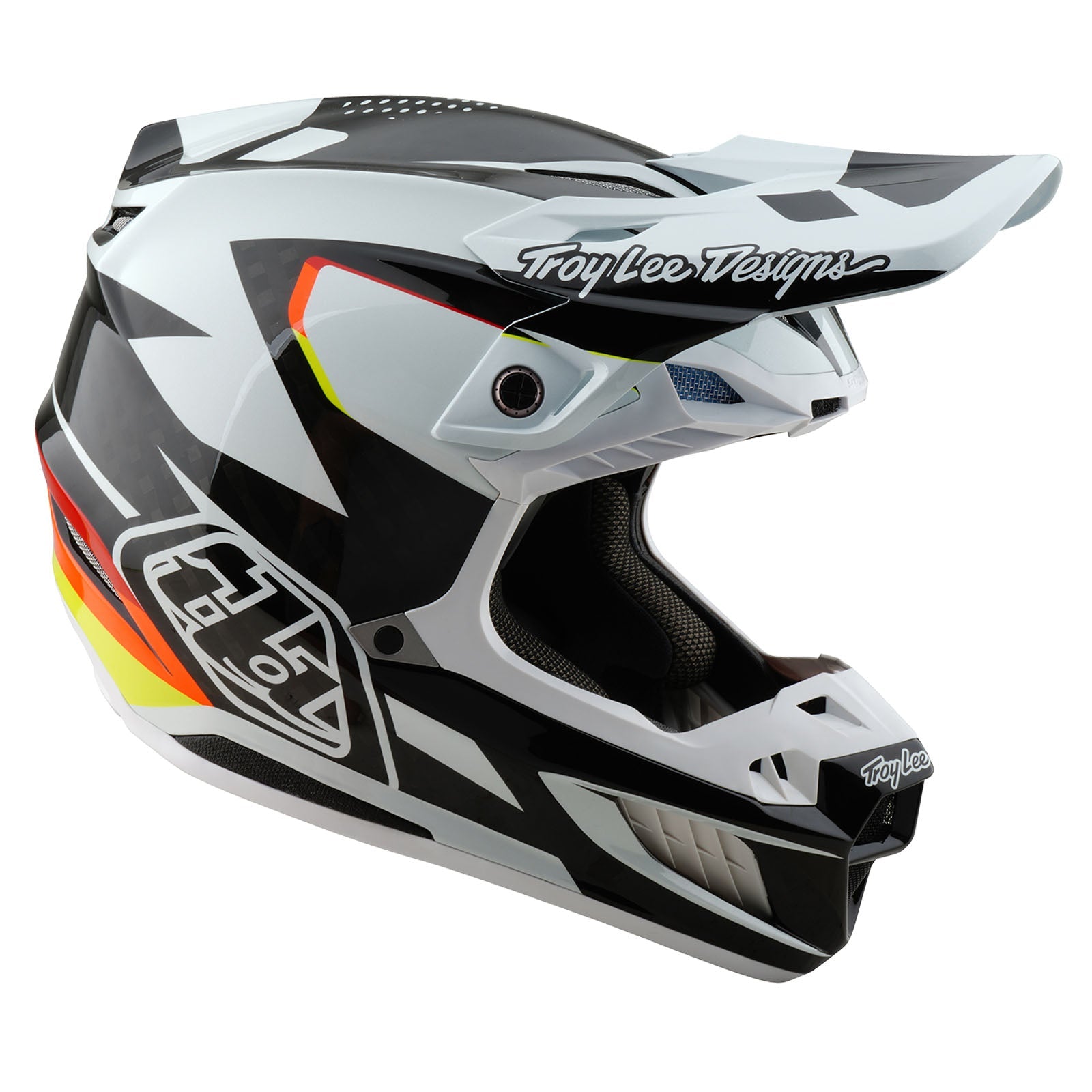 Casco Integral Troy Lee Designs SE5 Carbono MIPS Negro Óptico Motocross Enduro