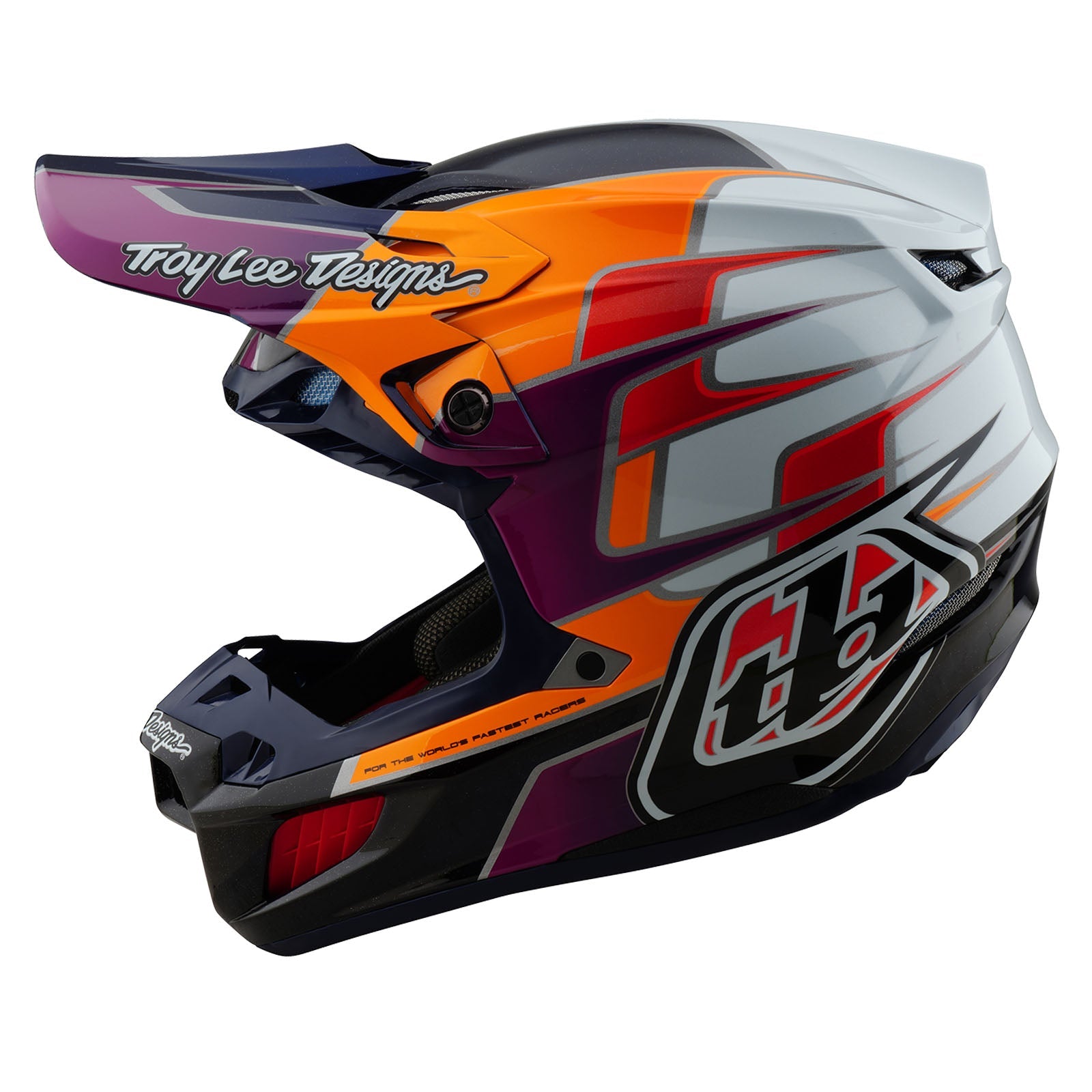 Casco de Carbono SE5 Troy Lee Designs Speed Navy MIPS Off-Road