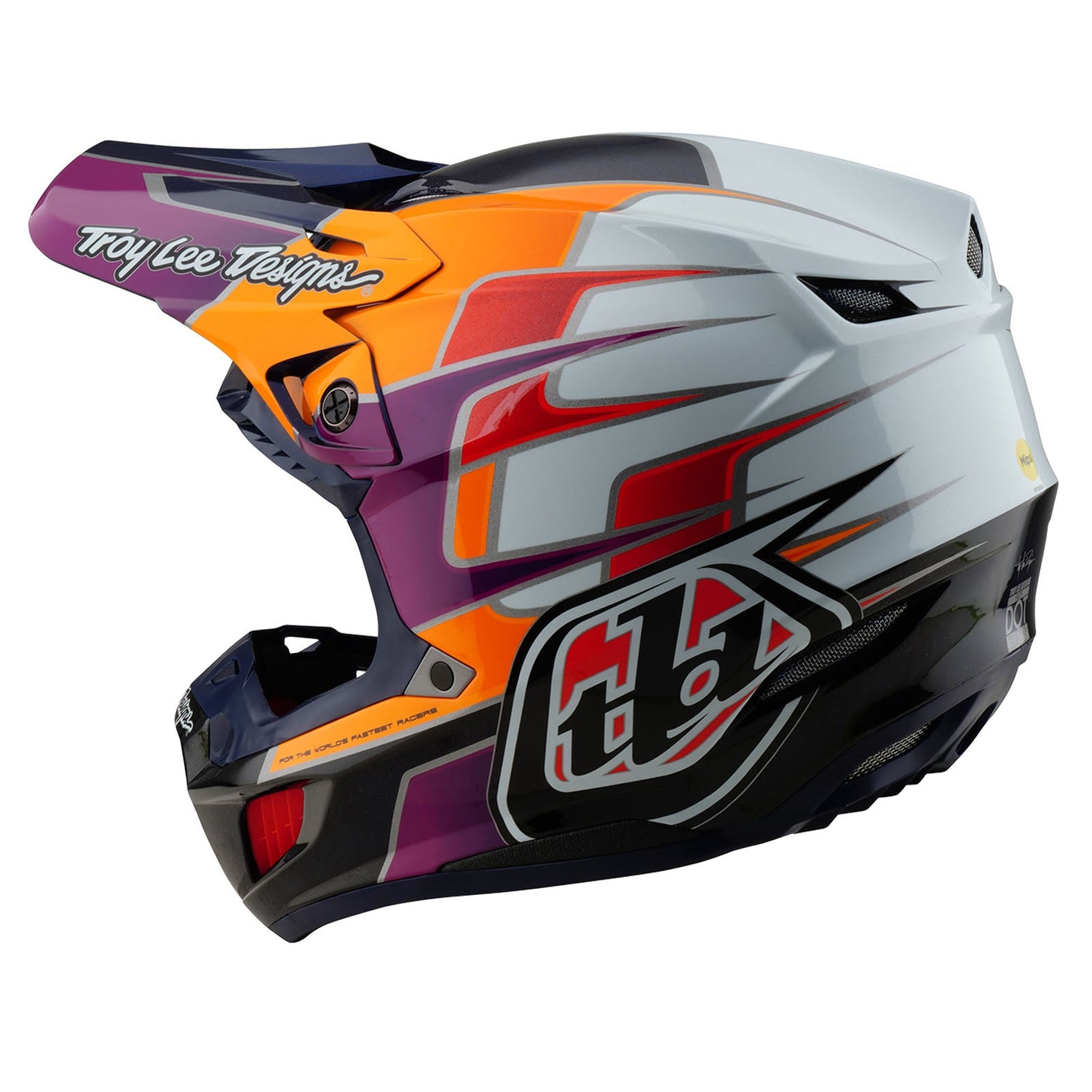 Casco de Carbono SE5 Troy Lee Designs Speed Navy MIPS Off-Road