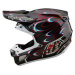 Casco Troy Lee Designs SE5 Carbono MIPS Torched Negro/Rojo Motocross Enduro Superior