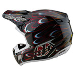 Casco Troy Lee Designs SE5 Carbono MIPS Torched Negro/Rojo Motocross Enduro Superior
