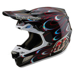 Casco Troy Lee Designs SE5 Carbono MIPS Torched Negro/Rojo Motocross Enduro Superior