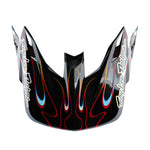 Casco Troy Lee Designs SE5 Carbono MIPS Torched Negro/Rojo Motocross Enduro Superior