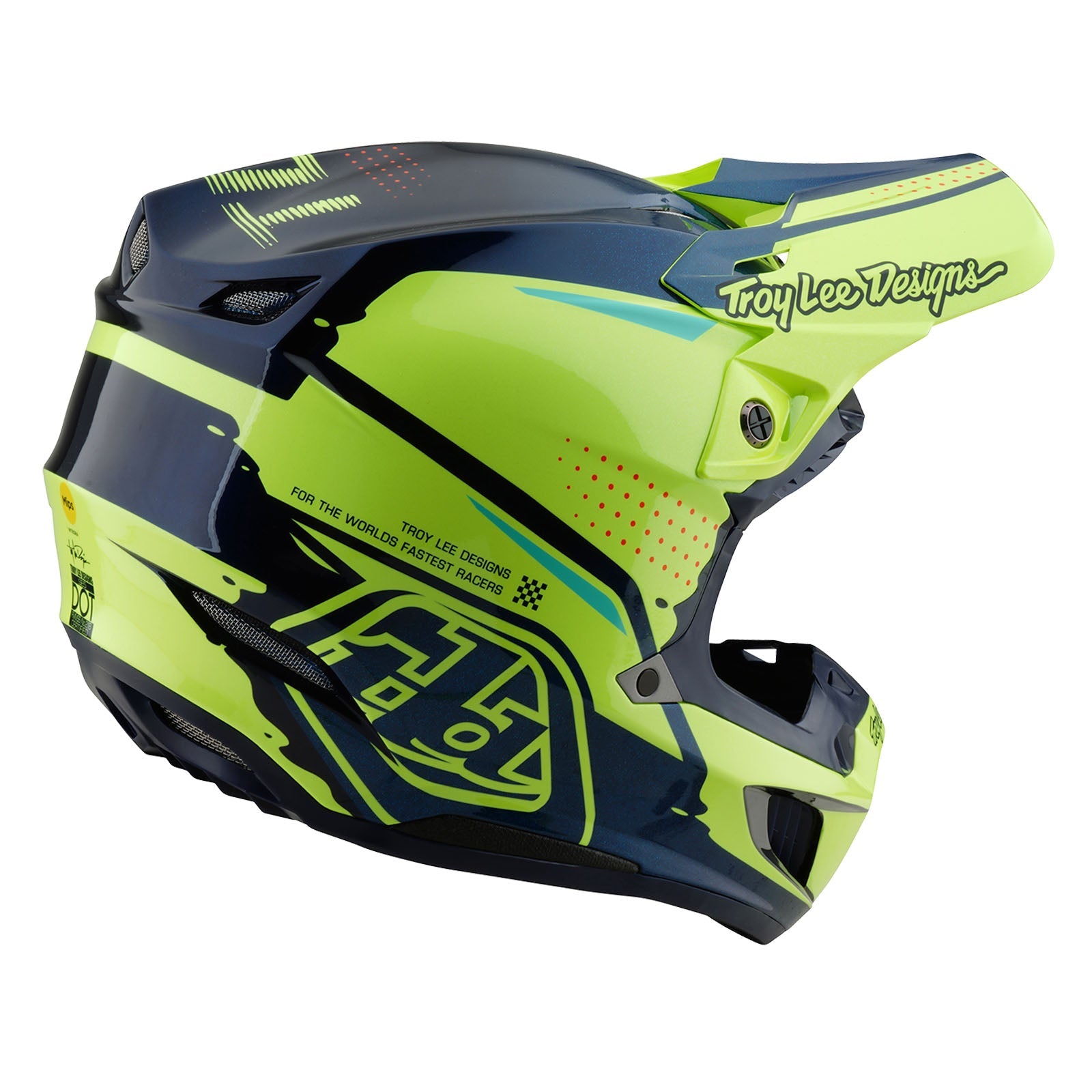 Casco TLD SE5 Composite MIPS Amarillo Drip: Protección Superior Todoterreno