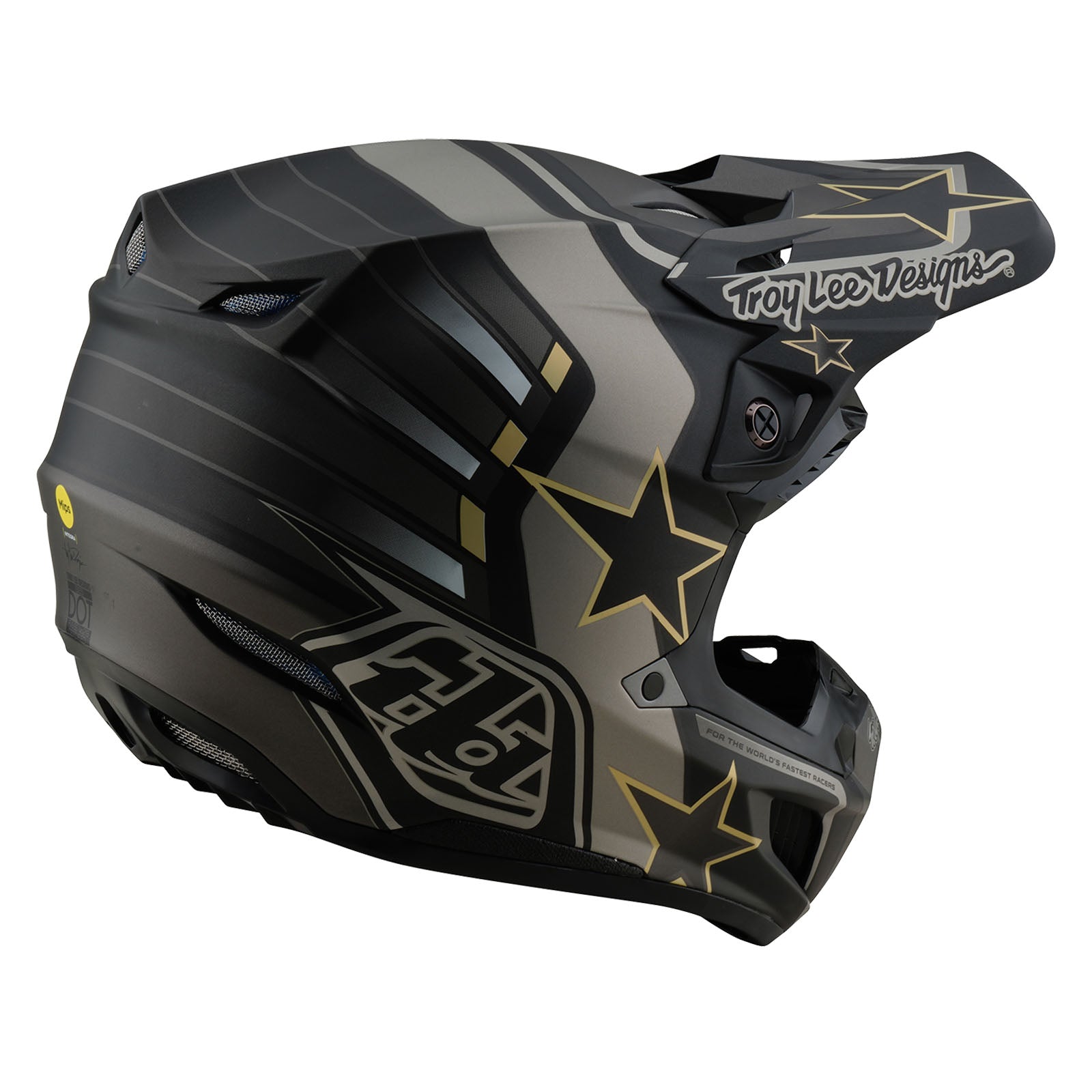 Casco Troy Lee Designs SE5 Composite Rays Negro Mips® Integra Motocross