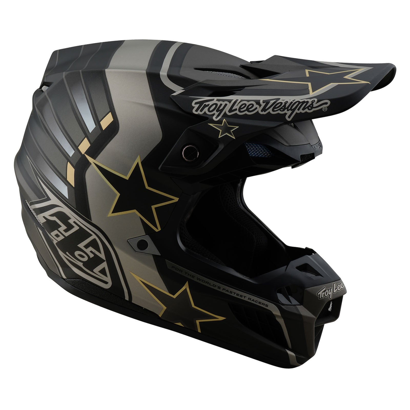 Casco Troy Lee Designs SE5 Composite Rays Negro Mips® Integra Motocross