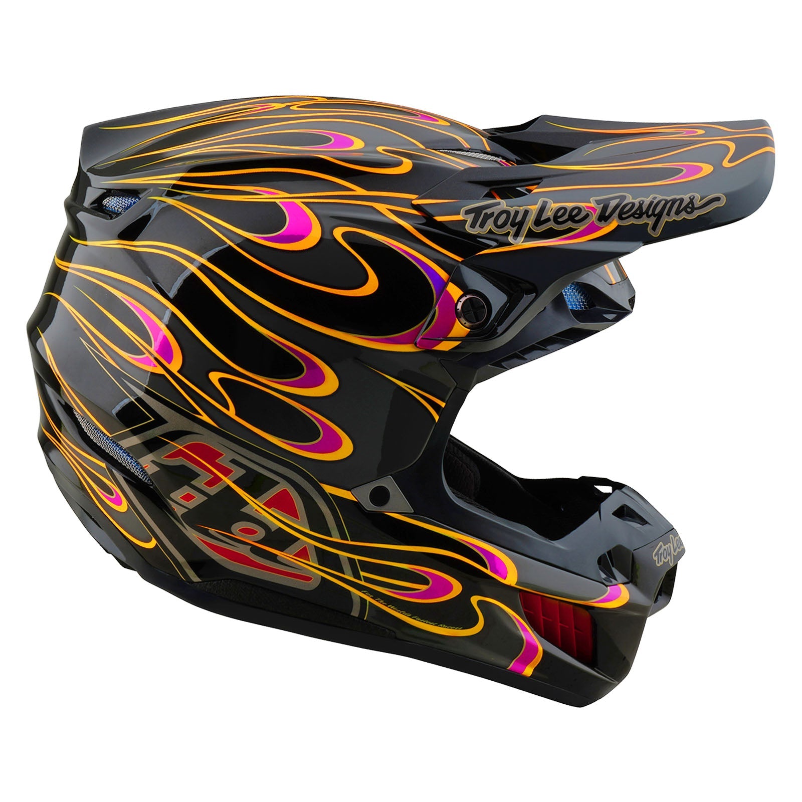 Casco Troy Lee Designs SE5 Composite MIPS Torched Negro/Gris para Motocross