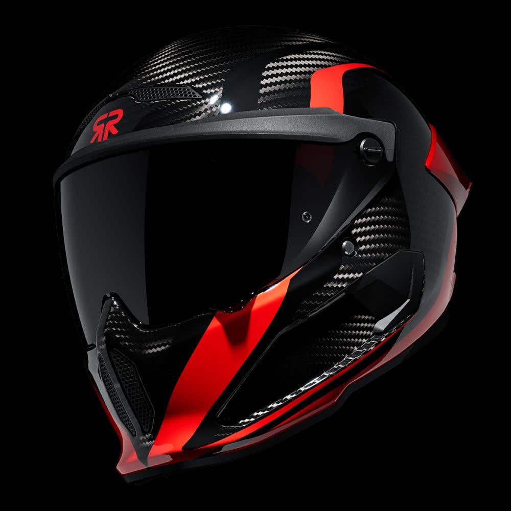 CASCO INTEGRAL RUROC AT4 TRACK ROSSO