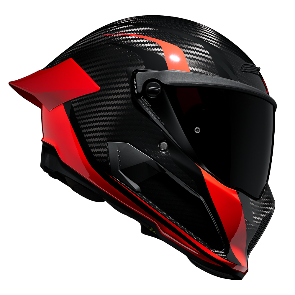 CASCO INTEGRAL RUROC AT4 TRACK ROSSO