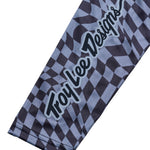 Maillot Ciclismo Troy Lee Designs Lilium Mujer Manga Larga Cuadros Negro/Gris