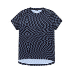 Maillot Ciclismo Lilium Mujer Manga Corta Troy Lee Designs Negro Cuadros